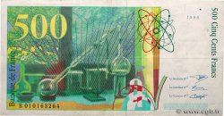 500 Francs PIERRE ET MARIE CURIE FRANKREICH  1994 F.76.01 SS