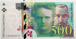 500 Francs PIERRE ET MARIE CURIE FRANKREICH  1995 F.76.02