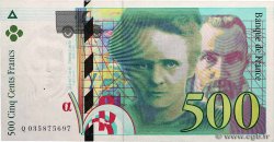 500 Francs PIERRE ET MARIE CURIE FRANKREICH  1995 F.76.02