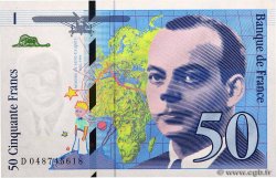 50 Francs SAINT-EXUPÉRY FRANKREICH  1992 F.72.01b