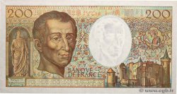 200 Francs MONTESQUIEU FRANKREICH  1990 F.70.10b SS
