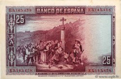25 Pesetas SPAIN  1928 P.074b XF+