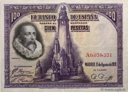 100 Pesetas ESPAÑA  1928 P.076