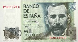 1000 Pesetas ESPAÑA  1979 P.158