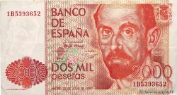 2000 Pesetas ESPAÑA  1980 P.159