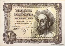 1 Peseta ESPAÑA  1951 P.139a