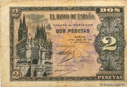 2 Pesetas ESPAÑA  1938 P.109a
