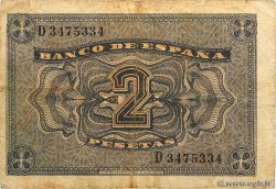 2 Pesetas SPAIN  1938 P.109a G