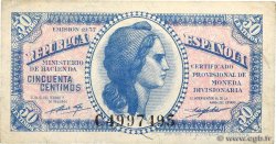 50 Centimos ESPAÑA  1937 P.093