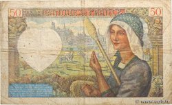 50 Francs JACQUES CŒUR FRANCE  1940 F.19.03 VG