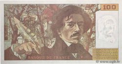 100 Francs DELACROIX 442-1 & 442-2 FRANCE  1994 F.69ter.01a UNC