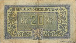 20 Korun TSCHECHOSLOWAKEI  1945 P.061a S