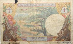1 Livre LEBANON  1939 P.015 F