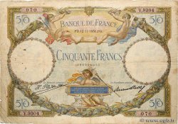 50 Francs LUC OLIVIER MERSON type modifié FRANCE  1931 F.16.02