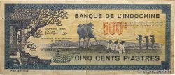 500 Piastres bleu INDOCHINE FRANÇAISE  1944 P.068 TB+