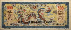 500 Piastres bleu INDOCHINE FRANÇAISE  1944 P.068 TB+