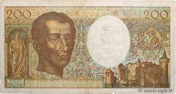 200 Francs MONTESQUIEU FRANKREICH  1990 F.70.10a S