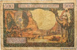 500 Francs type 1963C CONGO  1966 A.208b G