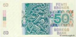 50 Kroner NORVÈGE  1989 P.42e fST
