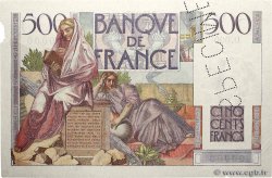 500 Francs CHATEAUBRIAND Spécimen FRANCE  1945 F.34.01Sp XF