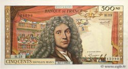 500 Nouveaux Francs MOLIÈRE FRANCE  1966 F.60.09