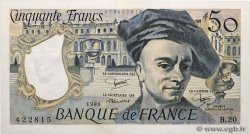 50 Francs QUENTIN DE LA TOUR FRANKREICH  1980 F.67.06