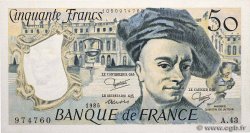 50 Francs QUENTIN DE LA TOUR FRANKREICH  1985 F.67.11