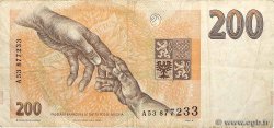 200 Korun RÉPUBLIQUE TCHÈQUE  1993 P.06a TB