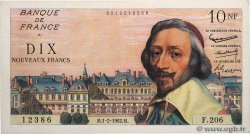 10 Nouveaux Francs RICHELIEU FRANKREICH  1962 F.57.17