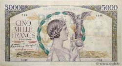 5000 Francs VICTOIRE Impression à plat FRANKREICH  1940 F.46.17