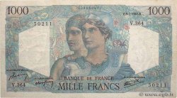 1000 Francs MINERVE ET HERCULE FRANKREICH  1947 F.41.18