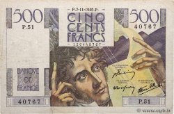 500 Francs CHATEAUBRIAND FRANKREICH  1945 F.34.03