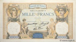 1000 Francs CÉRÈS ET MERCURE type modifié FRANKREICH  1937 F.38.02