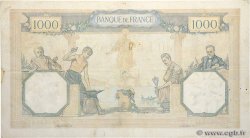 1000 Francs CÉRÈS ET MERCURE type modifié FRANKREICH  1937 F.38.02 fSS