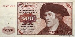 500 Deutsche Mark GERMAN FEDERAL REPUBLIC  1970 P.35a