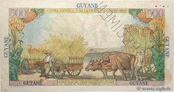 500 Francs Pointe à Pitre Spécimen FRENCH GUIANA  1946 P.24s VZ+