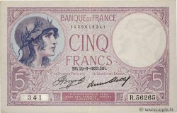 5 Francs FEMME CASQUÉE FRANKREICH  1933 F.03.17
