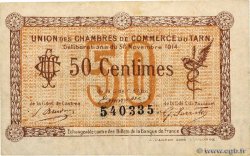 50 Centimes FRANCE regionalism and miscellaneous Albi - Castres - Mazamet 1914 JP.005.01