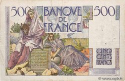 500 Francs CHATEAUBRIAND FRANKREICH  1945 F.34.03 S