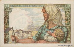 10 Francs MINEUR FRANKREICH  1947 F.08.17 VZ