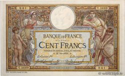 100 Francs LUC OLIVIER MERSON sans LOM FRANKREICH  1916 F.23.08