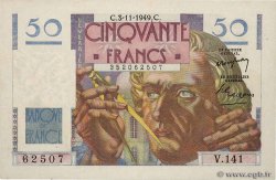 50 Francs LE VERRIER FRANKREICH  1949 F.20.13