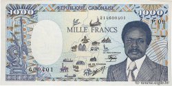 1000 Francs type 1985 modifié GABON  1990 A.246c UNC-