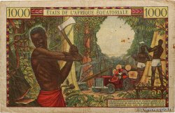 1000 Francs type 1962C CONGO  1966 A.209b F