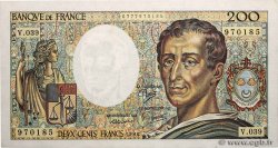 200 Francs MONTESQUIEU FRANCE  1986 F.70.06