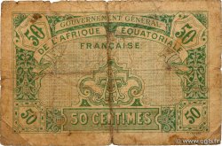50 Centimes type 1917 AFRIQUE ÉQUATORIALE FRANÇAISE  1923 A.101d B