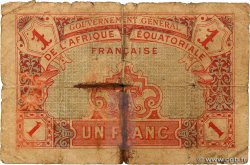 1 Franc type 1917 AFRIQUE ÉQUATORIALE FRANÇAISE  1923 A.102e P