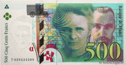 500 Francs PIERRE ET MARIE CURIE FRANCE  1994 F.76.01