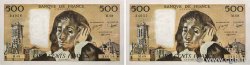 500 Francs PASCAL Lot FRANKREICH  1977 F.71.16 fST+