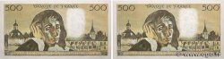 500 Francs PASCAL Lot FRANKREICH  1977 F.71.16 fST+